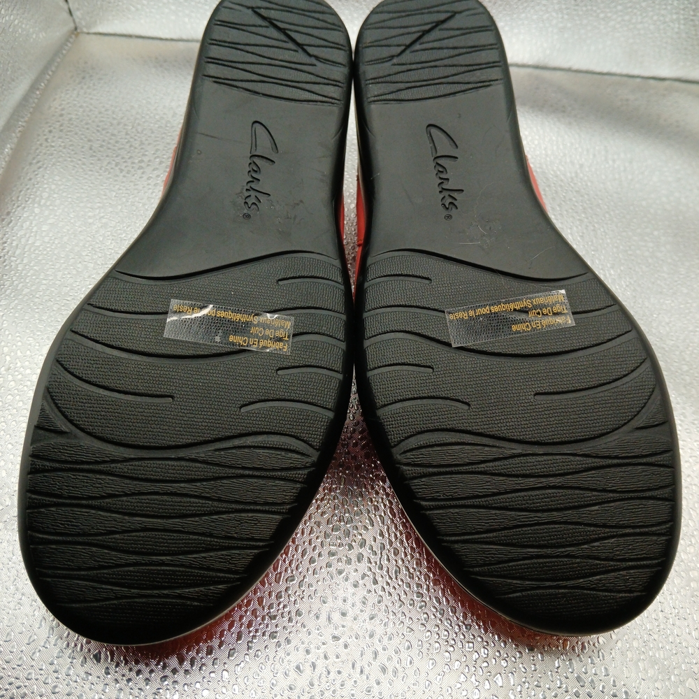 Clarks Salmon Colored Flats Women's Size 7.5 - Picture 7 of 9